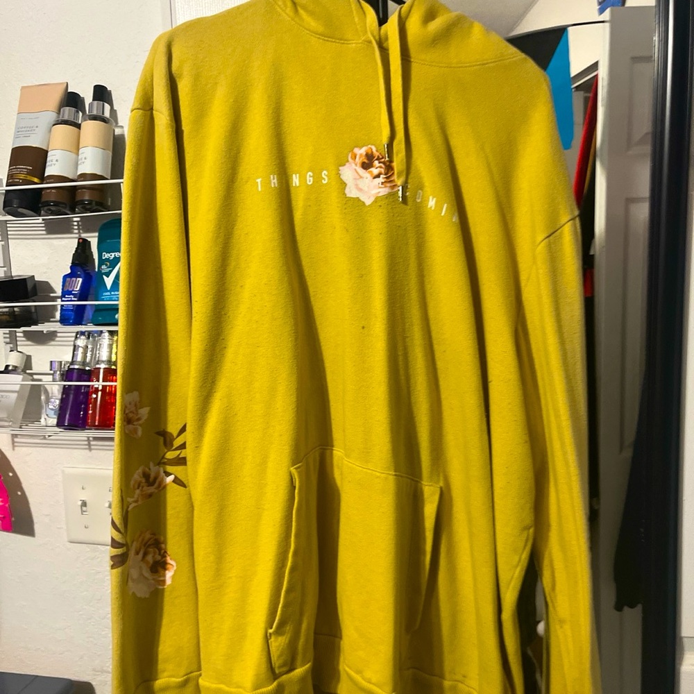 Yellow cute hoodie